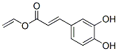 2-Propenoic acid, 3-(3,4-dihydroxyphenyl)-, ethenyl ester, (2E)- (9CI) Struktur