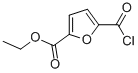 2-Furancarboxylic acid, 5-(chlorocarbonyl)-, ethyl ester (9CI) Struktur