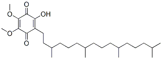 2,3-Dimethoxy-5-hydroxy-6-phytyl-1,4-benzoquinone Struktur