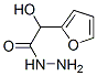 2-Furanacetic  acid,  -alpha--hydroxy-,  hydrazide Struktur