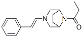 8-Propionyl-3-(2-phenylethenyl)-3,8-diazabicyclo[3.2.1]octane Struktur