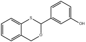 Phenol, 3-(4H-3,1-benzoxathiin-2-yl)- (9CI) Struktur