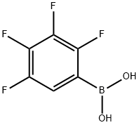 2,3,4,5-TETRAFLUOROBENZENEBORONIC ACID Structure