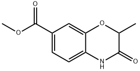 methyl 2-methyl-3-oxo-3,4-dihydro-2H-1,4-benzoxazine-7-carboxylate Struktur