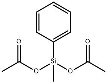 METHYLPHENYLDIACETOXYSILANE Struktur