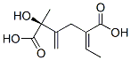 [S,(+)]-5-[(Z)-Ethylidene]-2-hydroxy-2-methyl-3-methylenehexanedioic acid Struktur