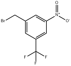 1-(BROMOMETHYL)-3-NITRO-5-(TRIFLUOROMETHYL)BENZENE Struktur