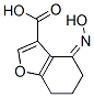 3-Benzofurancarboxylicacid,4,5,6,7-tetrahydro-4-(hydroxyimino)-,(Z)-(9CI) Struktur