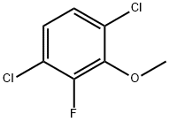 3,6-Dichloro-2-fluoroanisole 結構式