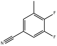 3,4-Difluoro-5-methylbenzonitrile Struktur