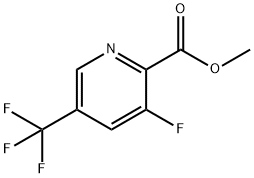 methyl 3-fluoro-5-(trifluoromethyl)picolinate Struktur