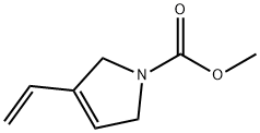 1H-Pyrrole-1-carboxylicacid,3-ethenyl-2,5-dihydro-,methylester(9CI) Struktur