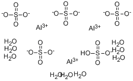 SULFURIC ACID, ALUMINUM SALT (5:3), NONAHYDRATE Struktur