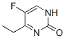 2(1H)-Pyrimidinone, 4-ethyl-5-fluoro- (9CI) Struktur