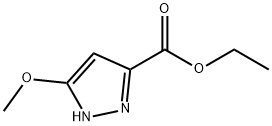 1H-Pyrazole-3-carboxylicacid,5-methoxy-,ethylester(9CI) Struktur