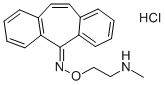 5H-dibenzo[a,d]cyclohepten-5-one O-[2-(methylamino)ethyl]oxime monohydrochloride Struktur