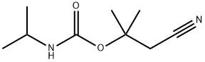 Carbamic acid, (1-methylethyl)-, 2-cyano-1,1-dimethylethyl ester (9CI) Struktur