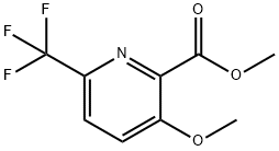 Methyl 3-methoxy-6-(trifluoromethyl)pyridine-2-carboxylate Struktur