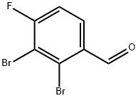 2,3-Dibromo-4-fluorobenzaldehyde Struktur