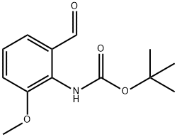 (2-FORMYL-6-METHOXY-PHENYL)-CARBAMIC ACID TERT-BUTYL ESTER Struktur