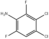 3,4-二氯-2,6-二氟苯胺 結(jié)構(gòu)式