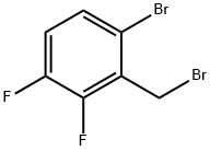 6-Bromo-2,3-difluorobenzyl bromide Struktur