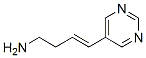 3-Buten-1-amine, 4-(5-pyrimidinyl)-, (E)- (9CI) Struktur