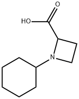 1-CYCLOHEXYL-2-AZETIDINECARBOXYLIC ACID Struktur