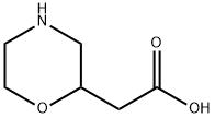 2-MORPHOLINEACETIC ACID Struktur