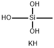 potassium dihydrogen methylsilanetriolate Struktur