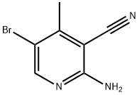 2-Amino-5-bromo-4-methylpyridine-3-carbonitrile Struktur