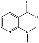 3-Pyridinecarbonyl chloride, 2-(dimethylamino)- (9CI) Struktur