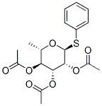 Phenyl2,3,4-tri-O-acetyl-a-L-thiorhamnopyranoside Struktur