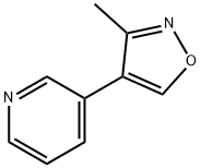 Pyridine, 3-(3-methyl-4-isoxazolyl)- (9CI) Struktur