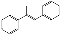 4-(1-METHYL-2-PHENYLVINYL)PYRIDINE Struktur