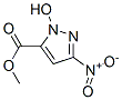 1H-Pyrazole-5-carboxylicacid,1-hydroxy-3-nitro-,methylester(9CI) Struktur