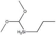 dimethoxymethylpropyl-Silane Struktur