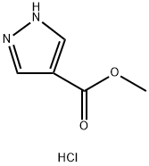 METHYL 1H-PYRAZOLE-4-CARBOXYLATE HYDROCHLORIDE Struktur