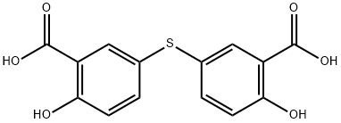 5,5'-THIODISALICYLIC ACID Struktur