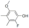 Phenol,  2-fluoro-5-methoxy-3,4-dimethyl- Struktur