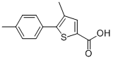 4-METHYL-5-P-TOLYL-THIOPHENE-2-CARBOXYLIC ACID Struktur