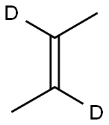 2-BUTENE-2,3-D2 (GAS) (CIS/TRANS MIXTURE) Struktur