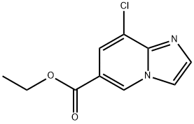 Ethyl 8-chloroimidazo[1,2-a]pyridine-6-carboxylate Struktur