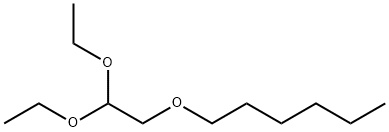 1-(2,2-diethoxyethoxy)hexane Struktur