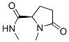 2-Pyrrolidinecarboxamide,N,1-dimethyl-5-oxo-,(2R)-(9CI) Struktur