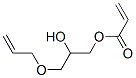 Acrylic acid 2-hydroxy-3-(2-propenyloxy)propyl ester Struktur