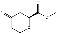 2H-Pyran-2-carboxylicacid,tetrahydro-4-oxo-,methylester,(S)-(9CI) Struktur