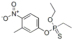 Ethylphosphonothioic acid O-ethyl O-(3-methyl-4-nitrophenyl) ester Struktur