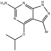 1H-Pyrazolo[3,4-d]pyriMidin-6-aMine, 3-broMo-4-(1-Methylethoxy)- Struktur