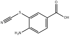 4-amino-3-thiocyanatobenzoic acid Struktur